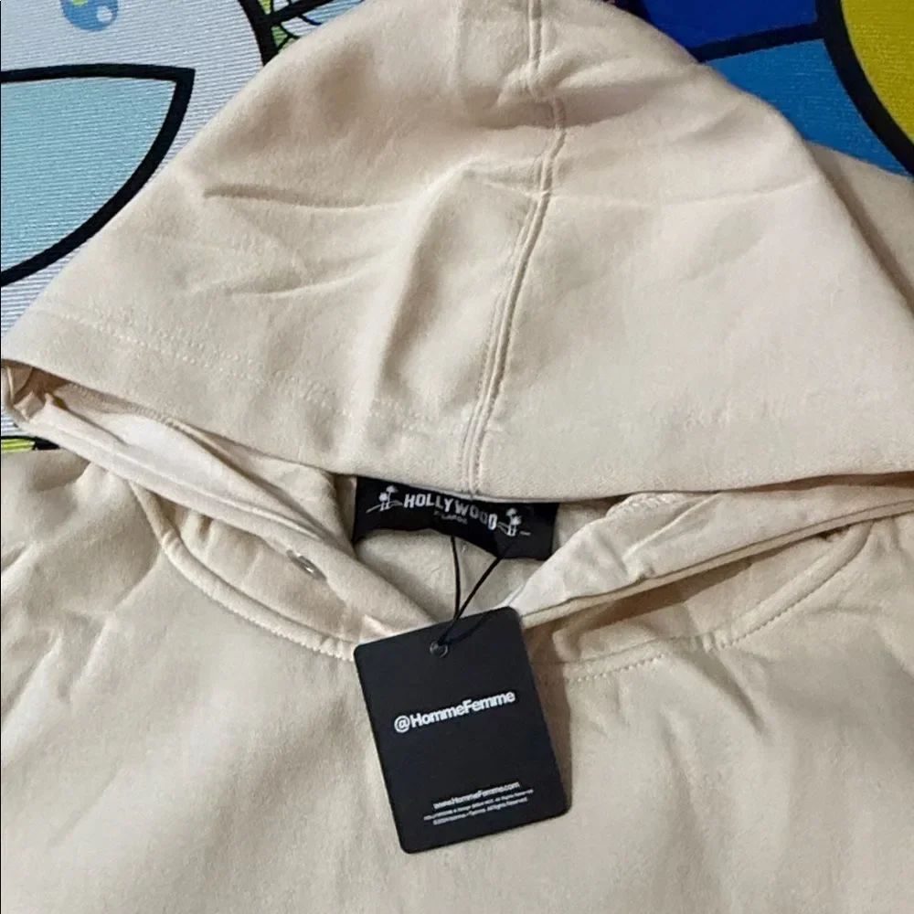 Homme + Femme Cali to NYC HOODIE- Tan